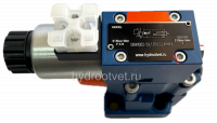DBW10B1-5X/315YCW110-50N9K4 - Предохранительный клапан Ду10 с давлением настройки до 315 бар, управление - Y - внешний дренаж с разгрузкой B = открыт с электроуправлением W110